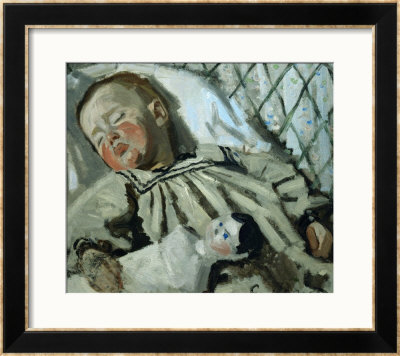 Jean Monet Sleeping, 1868 by Claude Monet Pricing Limited Edition Print image