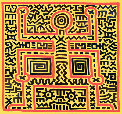 Untitled (1983) by Keith Haring Pricing Limited Edition Print image