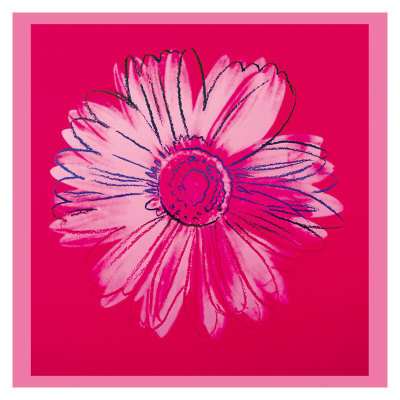 Daisy, C.1982 (Crimson And Pink) by Andy Warhol Pricing Limited Edition Print image