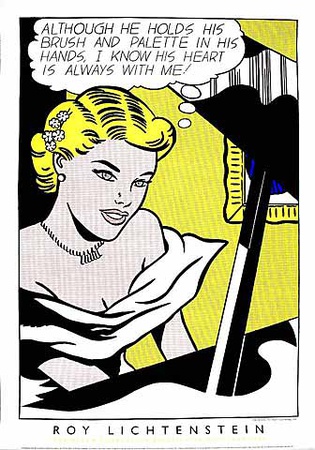 Girl At Piano, C.1963 by Roy Lichtenstein Pricing Limited Edition Print image