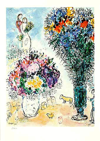 La Gerbe De Ble by Marc Chagall Pricing Limited Edition Print image