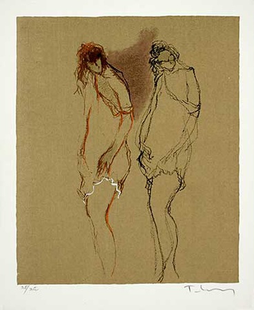 Figures by Itzchak Tarkay Pricing Limited Edition Print image
