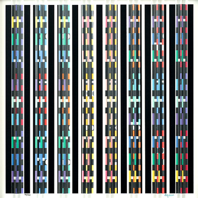 Night-Lights Prismagraph by Yaacov Agam Pricing Limited Edition Print image
