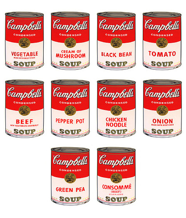 Campbell's Soup - Set Of 10 Subjects by Andy Warhol Pricing Limited Edition Print image