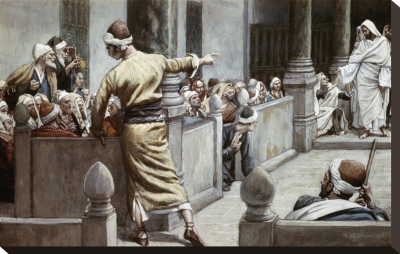 Blind Man Tells His Story To The Jews by James Tissot Pricing Limited Edition Print image