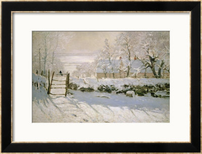The Magpie, 1869 by Claude Monet Pricing Limited Edition Print image