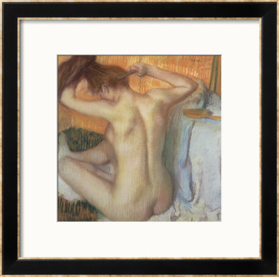 Woman Combing Her Hair, Circa 1886 by Edgar Degas Pricing Limited Edition Print image