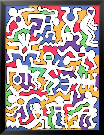 Untitled (Palladium), 1985 by Keith Haring Pricing Limited Edition Print image