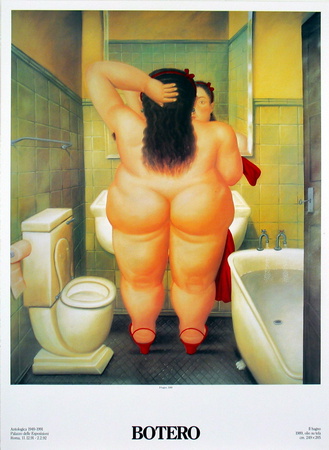 The Bath by Fernando Botero Pricing Limited Edition Print image