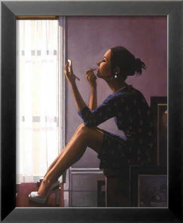 Only The Deepest Red Ii by Jack Vettriano Pricing Limited Edition Print image