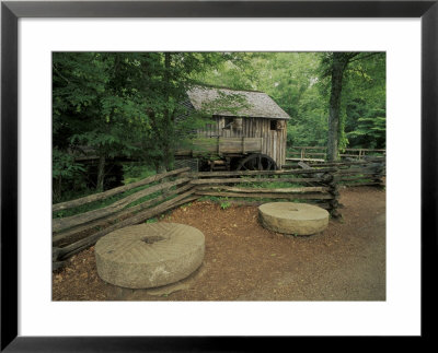 Grind Stones And The Cable Mill, Cades Cove, Great Smoky Mountains National Park, Tennessee, Usa by Adam Jones Pricing Limited Edition Print image