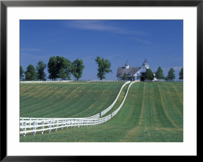 Manchester Horse Farm, Lexington, Kentucky, Usa by Adam Jones Pricing Limited Edition Print image
