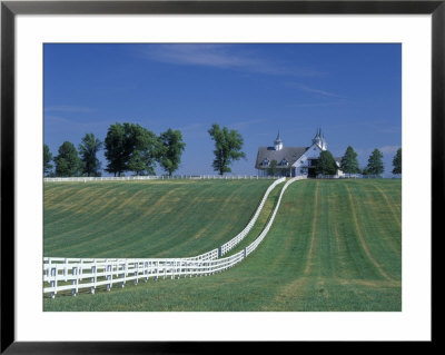 Manchester Horse Farm, Lexington, Kentucky, Usa by Adam Jones Pricing Limited Edition Print image