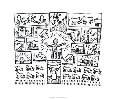 The Blueprint Drawings, 1990 by Keith Haring Pricing Limited Edition Print image