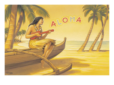 Aloha Serenade by Kerne Erickson Pricing Limited Edition Print image