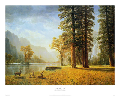 Hetch Hetchy Valley, California by Albert Bierstadt Pricing Limited Edition Print image