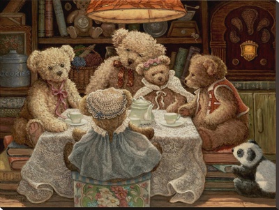 Teddy Bear Tea Party by Janet Kruskamp Pricing Limited Edition Print image
