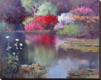 Glowing Watergarden by Kent Wallis Pricing Limited Edition Print image