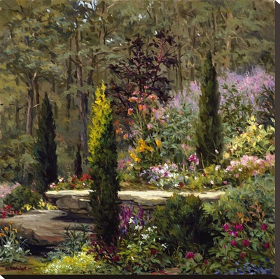 Woodland Garden by John Pototschnik Pricing Limited Edition Print image