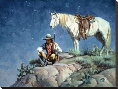 Scoutin' The Canyon Below by Jack Sorenson Pricing Limited Edition Print image