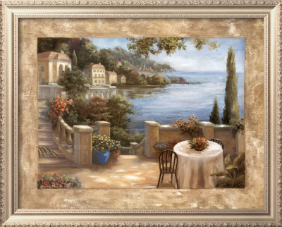 Mediterranean Terrace I by Vivian Flasch Pricing Limited Edition Print image