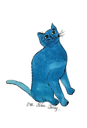 Cat From 25 Cats Named Sam And One Blue Pussy, C. 1954 (One Blue Pussy) by Andy Warhol Pricing Limited Edition Print image