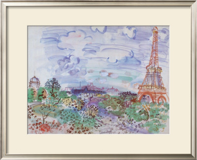 La Tour Eiffel, 1935 by Raoul Dufy Pricing Limited Edition Print image