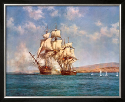 The Smoke Of Battle by Montague Dawson Pricing Limited Edition Print image