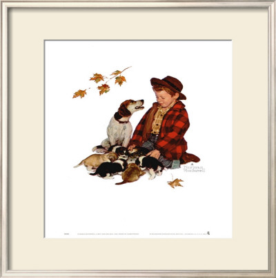 Pride Of Parenthood by Norman Rockwell Pricing Limited Edition Print image