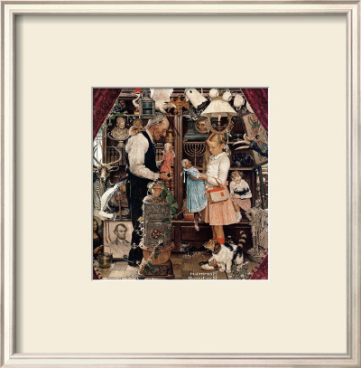 April Fool, 1948 by Norman Rockwell Pricing Limited Edition Print image
