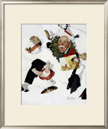 White Christmas by Norman Rockwell Pricing Limited Edition Print image