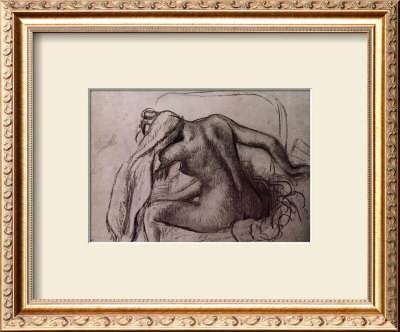 Woman Drying Her Neck by Edgar Degas Pricing Limited Edition Print image