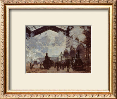 Le Gare St-Lazare, 1877 by Claude Monet Pricing Limited Edition Print image