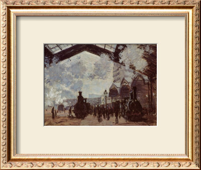Le Gare St-Lazare, 1877 by Claude Monet Pricing Limited Edition Print image
