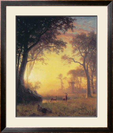 Light In The Forest by Albert Bierstadt Pricing Limited Edition Print image