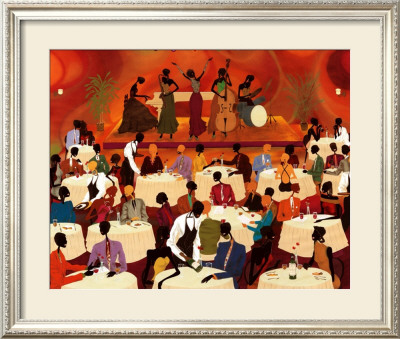 No Man's Band Bops At Mintons by Leroy Campbell Pricing Limited Edition Print image