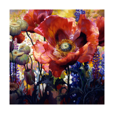 Big Red Poppies by Elizabeth Horning Pricing Limited Edition Print image