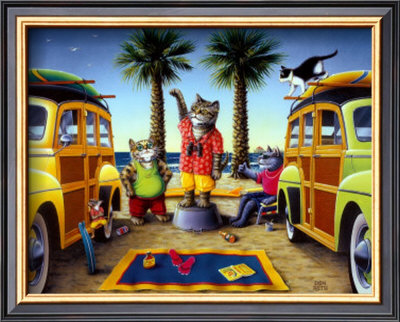 Kool Kat Surf Report by Don Roth Pricing Limited Edition Print image