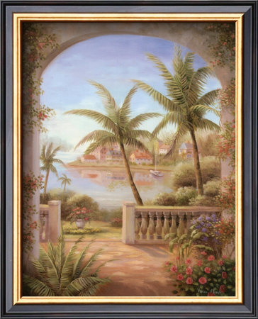 Tropical Terrace Ii by Vivian Flasch Pricing Limited Edition Print image