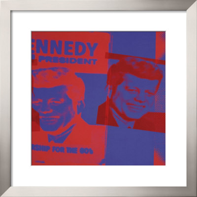 Flash: November 22, 1963, Jfk Assassination, C.1968 (Blue And Red) by Andy Warhol Pricing Limited Edition Print image