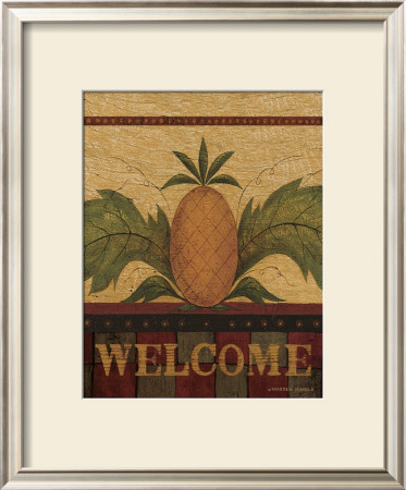 Welcome Pineapple by Warren Kimble Pricing Limited Edition Print image