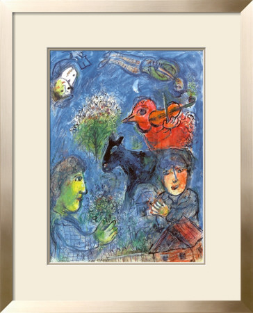 L'ete by Marc Chagall Pricing Limited Edition Print image