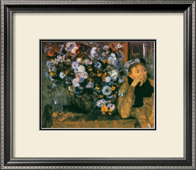 La Femme Au Chrysanthemes, 1865 by Edgar Degas Pricing Limited Edition Print image