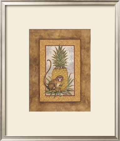 Marmoset With Pineapple I by Debra Swartzendruber Pricing Limited Edition Print image