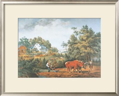 American Farm Scenes by Currier & Ives Pricing Limited Edition Print image