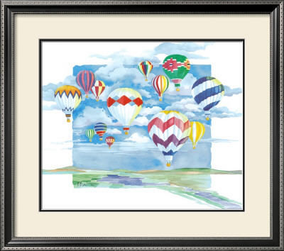 Balloons Red And Blue Diamonds by Paul Brent Pricing Limited Edition Print image