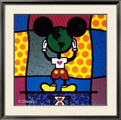 Mickey's World by Romero Britto Pricing Limited Edition Print image
