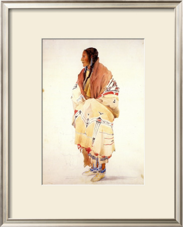 Chan-Cha-Uia-Teuin, Teton Woman by Karl Bodmer Pricing Limited Edition Print image