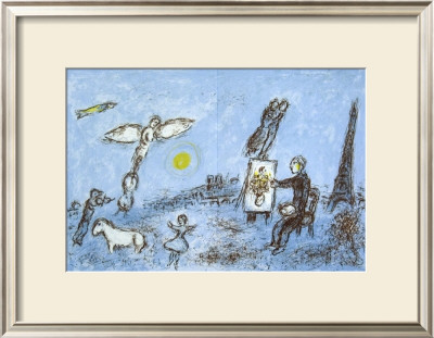 Le Peintre Et Son Double by Marc Chagall Pricing Limited Edition Print image
