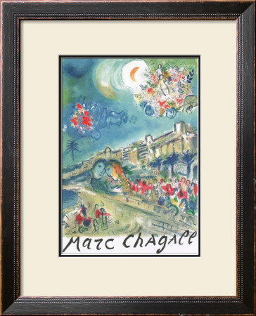La Baie De Anges by Marc Chagall Pricing Limited Edition Print image